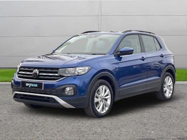 SPOTICAR Volkswagen T-cross 1.0 Tsi Se Dsg Euro 6 (s/s) 5dr Used Car - Suv Petrol Blue - Selby - 1200567301_3
