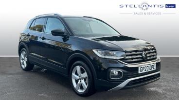 SPOTICAR Volkswagen T-cross 1.0 Tsi Sel Dsg Euro 6 (s/s) 5dr Used Car - Suv Petrol Black - Godalming - 1200568501_1