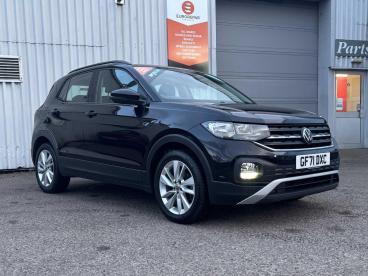 SPOTICAR Volkswagen T-cross 1.0 Tsi Se Dsg Euro 6 (s/s) 5dr Used Car - Suv Petrol Black - Inverness - 1200570325_1