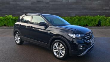 SPOTICAR Volkswagen T-cross 1.0 Tsi Se Euro 6 (s/s) 5dr Used Car - Suv Petrol Black - Telford - 1200578601_1