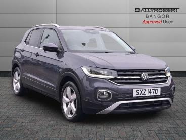 SPOTICAR Volkswagen T-cross 1.0 Tsi Sel Dsg Euro 6 (s/s) 5dr Used Car - Suv Petrol Grey - Bangor - 1200578737_1