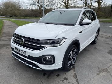 SPOTICAR Volkswagen T-cross 1.0 Tsi R-line Euro 6 (s/s) 5dr Used Car - Suv Petrol White - Swansea - 1200585049_3