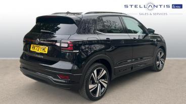 SPOTICAR Volkswagen T-cross 1.5 Tsi Evo R-line Dsg Euro 6 (s/s) 5dr Used Car - Suv Petrol Black - Godalming - 1200593115_3