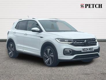 SPOTICAR Volkswagen T-cross 1.0 Tsi R-line Dsg Euro 6 (s/s) 5dr Used Car - Suv Petrol White - Darlington - 1200606289_1