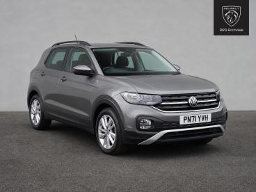 SPOTICAR Volkswagen T-cross 1.0 Tsi Se Euro 6 (s/s) 5dr Used Car - Suv Petrol Grey - Rochdale - 1200607239_1