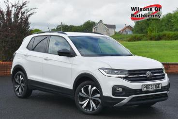SPOTICAR Volkswagen T-cross 1.0 Tsi Black Edition Euro 6 (s/s) 5dr Used Car - Suv Petrol White - Ballymena County Antrim - 1200608257_1