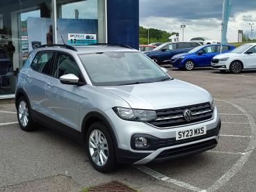 SPOTICAR Volkswagen T-cross 1.0 Tsi Se Euro 6 (s/s) 5dr Used Car - Suv Petrol Silver - Moray - 1200612952_1