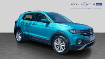 SPOTICAR Volkswagen T-cross 1.0 Tsi Se Euro 6 (s/s) 5dr Used Car - Suv Petrol Blue - Nottingham - 1200613019_1