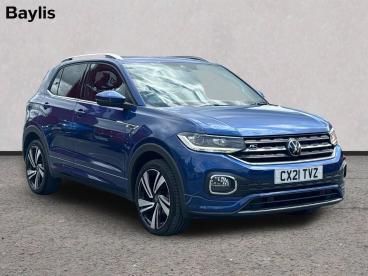 SPOTICAR Volkswagen T-cross 1.5 Tsi Evo R-line Dsg Euro 6 (s/s) 5dr Used Car - Suv Petrol Blue - Hereford - 1200614860_1