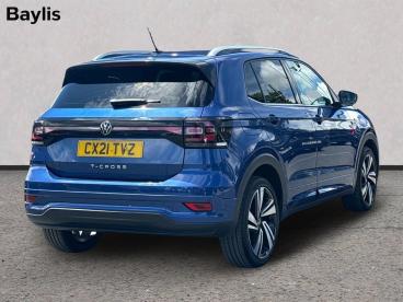SPOTICAR Volkswagen T-cross 1.5 Tsi Evo R-line Dsg Euro 6 (s/s) 5dr Used Car - Suv Petrol Blue - Hereford - 1200614860_2