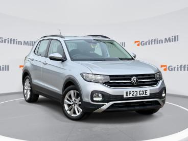 SPOTICAR Volkswagen T-cross 1.0 Tsi Se Euro 6 (s/s) 5dr Used Car - Suv Petrol Silver - Pontypridd - 1200623507_1