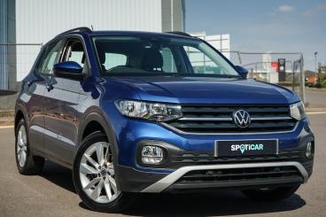 SPOTICAR Volkswagen T-cross 1.0 Tsi Se Euro 6 (s/s) 5dr Used Car - Suv Petrol Blue - Bromsgrove - 1200629174_1