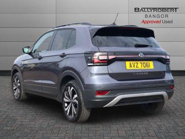 SPOTICAR Volkswagen T-cross 1.0 Tsi Black Edition Euro 6 (s/s) 5dr Used Car - Suv Petrol Grey - Bangor - 1200634598_2