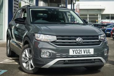 SPOTICAR Volkswagen T-cross 1.0 Tsi Active Dsg Euro 6 (s/s) 5dr Used Car - Suv Petrol Grey - Leamington - 1200634641_1