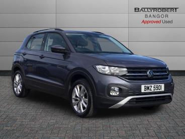 SPOTICAR Volkswagen T-cross 1.0 Tsi Se Euro 6 (s/s) 5dr Used Car - Suv Petrol Grey - Bangor - 1200637778_1