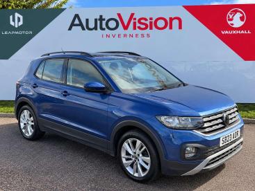 SPOTICAR Volkswagen T-cross 1.0 Tsi Se Euro 6 (s/s) 5dr Used Car - Suv Petrol Blue - Inverness - 1200641935_1