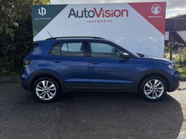 SPOTICAR Volkswagen T-cross 1.0 Tsi Se Euro 6 (s/s) 5dr Used Car - Suv Petrol Blue - Inverness - 1200641935_3