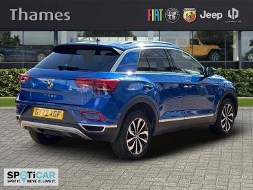 SPOTICAR Volkswagen T-roc 1.5 Tsi Style Euro 6 (s/s) 5dr Used Car - Suv Petrol Blue - Tunbridge Wells - 1200524353_3