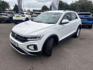 SPOTICAR Volkswagen T-roc 1.0 Tsi Life Euro 6 (s/s) 5dr Used Car - Suv Petrol White - Bridgend - 1200534063_3