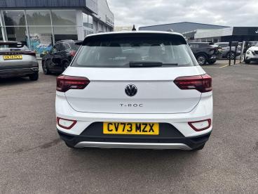 SPOTICAR Volkswagen T-roc 1.0 Tsi Life Euro 6 (s/s) 5dr Used Car - Suv Petrol White - Bridgend - 1200534063_5