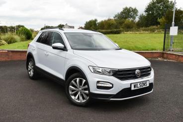 SPOTICAR Volkswagen T-roc 1.0 Tsi Se Euro 6 (s/s) 5dr Used Car - Suv Petrol Silver - Ballymena County Antrim - 1200549407_1