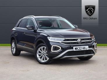 SPOTICAR Volkswagen T-roc 1.5 Tsi Style Euro 6 (s/s) 5dr Used Car - Suv Petrol Black - Oldham - 1200550249_1