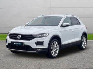 SPOTICAR Volkswagen T-roc 1.6 Tdi Sel Euro 6 (s/s) 5dr Used Car - Suv Diesel White - Selby - 1200557094_3