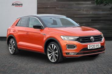 SPOTICAR Volkswagen T-roc 2.0 Tsi R-line Dsg 4motion Euro 6 (s/s) 5dr Used Car - Suv Petrol Orange - Oswestry - 1200560080_1