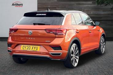 SPOTICAR Volkswagen T-roc 2.0 Tsi R-line Dsg 4motion Euro 6 (s/s) 5dr Used Car - Suv Petrol Orange - Oswestry - 1200560080_3