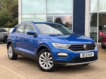 SPOTICAR Volkswagen T-roc 1.5 Tsi Evo Se Euro 6 (s/s) 5dr Used Car - Suv Petrol Blue - Kettering - 1200563754_1