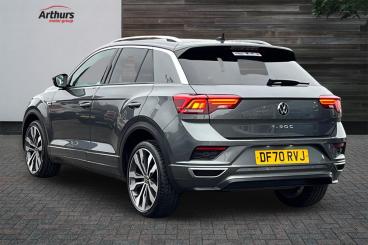 SPOTICAR Volkswagen T-roc 1.5 Tsi Evo R-line Euro 6 (s/s) 5dr Used Car - Suv Petrol Grey - Wrexham - 1200566770_4