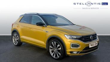 SPOTICAR Volkswagen T-roc 1.5 Tsi Evo R-line Euro 6 (s/s) 5dr Used Car - Suv Petrol Yellow - Stockport - 1200570043_1