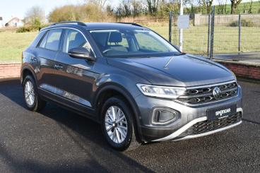 SPOTICAR Volkswagen T-roc 1.5 Tsi Life Euro 6 (s/s) 5dr Used Car - Suv Petrol Grey - Ballymena County Antrim - 1200579591_1