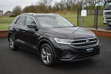 SPOTICAR Volkswagen T-roc 1.5 Tsi R-line Euro 6 (s/s) 5dr Used Car - Suv Petrol Black - Ballymena County Antrim - 1200579613_1