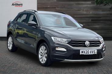 SPOTICAR Volkswagen T-roc 1.0 Tsi Se Euro 6 (s/s) 5dr Used Car - Suv Petrol Grey - Wrexham - 1200597960_1