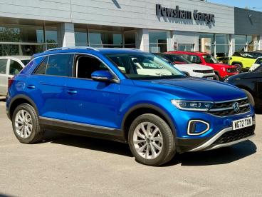 SPOTICAR Volkswagen T-roc 1.5 Tsi Style Euro 6 (s/s) 5dr Used Car - Suv Petrol Blue - Chippenham - 1200598497_1