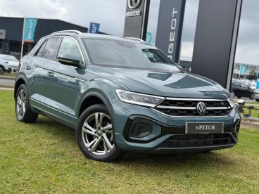 SPOTICAR Volkswagen T-roc 1.5 Tsi R-line Euro 6 (s/s) 5dr Used Car - Suv Petrol Blue - Darlington - 1200602929_1