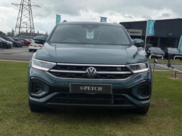SPOTICAR Volkswagen T-roc 1.5 Tsi R-line Euro 6 (s/s) 5dr Used Car - Suv Petrol Blue - Darlington - 1200602929_2