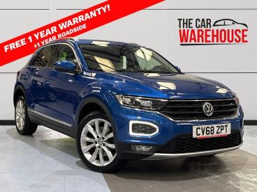 SPOTICAR Volkswagen T-roc 1.6 Tdi Sel Euro 6 (s/s) 5dr Used Car - Suv Diesel Blue - Swansea - 1200608442_1