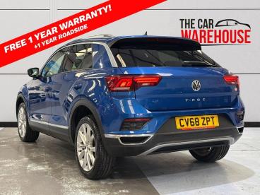 SPOTICAR Volkswagen T-roc 1.6 Tdi Sel Euro 6 (s/s) 5dr Used Car - Suv Diesel Blue - Swansea - 1200608442_2