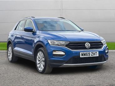 SPOTICAR Volkswagen T-roc 1.5 Tsi Evo Se Euro 6 (s/s) 5dr Used Car - Suv Petrol Blue - Selby - 1200617835_1