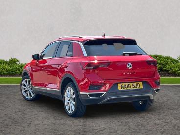 SPOTICAR Volkswagen T-roc 1.5 Tsi Evo Sel Euro 6 (s/s) 5dr Used Car - Suv Petrol Red - Ashford - 1200618744_2
