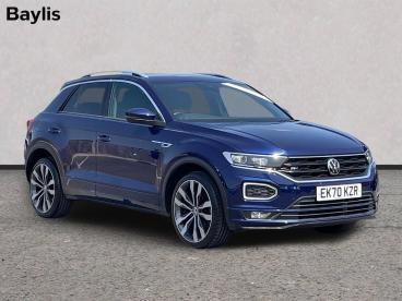 SPOTICAR Volkswagen T-roc 1.5 Tsi Evo R-line Euro 6 (s/s) 5dr Used Car - Suv Petrol Blue - Ross-on-wye - 1200619401_1