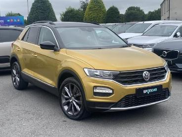 SPOTICAR Volkswagen T-roc 1.5 Tsi Evo Design Euro 6 (s/s) 5dr Used Car - Suv Petrol Yellow - Eglinton - 1200619909_1