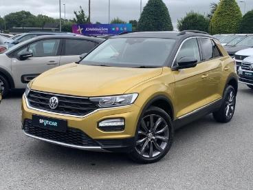 SPOTICAR Volkswagen T-roc 1.5 Tsi Evo Design Euro 6 (s/s) 5dr Used Car - Suv Petrol Yellow - Eglinton - 1200619909_3