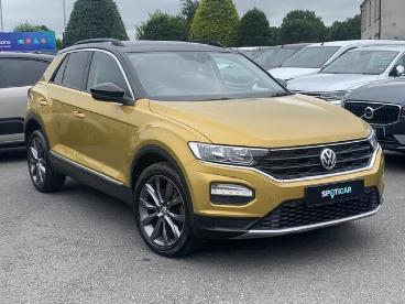 SPOTICAR Volkswagen T-roc 1.5 Tsi Evo Design Euro 6 (s/s) 5dr Used Car - Suv Petrol Yellow - Eglinton - 1200619909_5