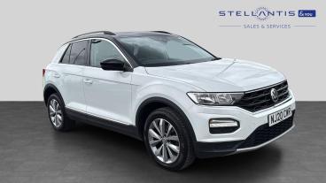 SPOTICAR Volkswagen T-roc 1.0 Tsi Design Euro 6 (s/s) 5dr Used Car - Suv Petrol White - Salford - 1200628766_1