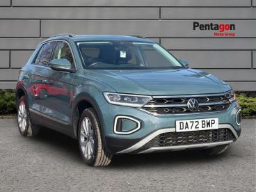 SPOTICAR Volkswagen T-roc 1.5 Tsi Style Dsg Euro 6 (s/s) 5dr Used Car - Suv Petrol Blue - Barnsley - 1200631580_1