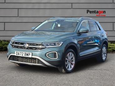 SPOTICAR Volkswagen T-roc 1.5 Tsi Style Dsg Euro 6 (s/s) 5dr Used Car - Suv Petrol Blue - Barnsley - 1200631580_3