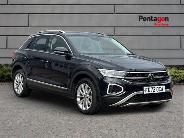 SPOTICAR Volkswagen T-roc 1.0 Tsi Style Euro 6 (s/s) 5dr Used Car - Suv Petrol Black - Derby - 1200631861_1